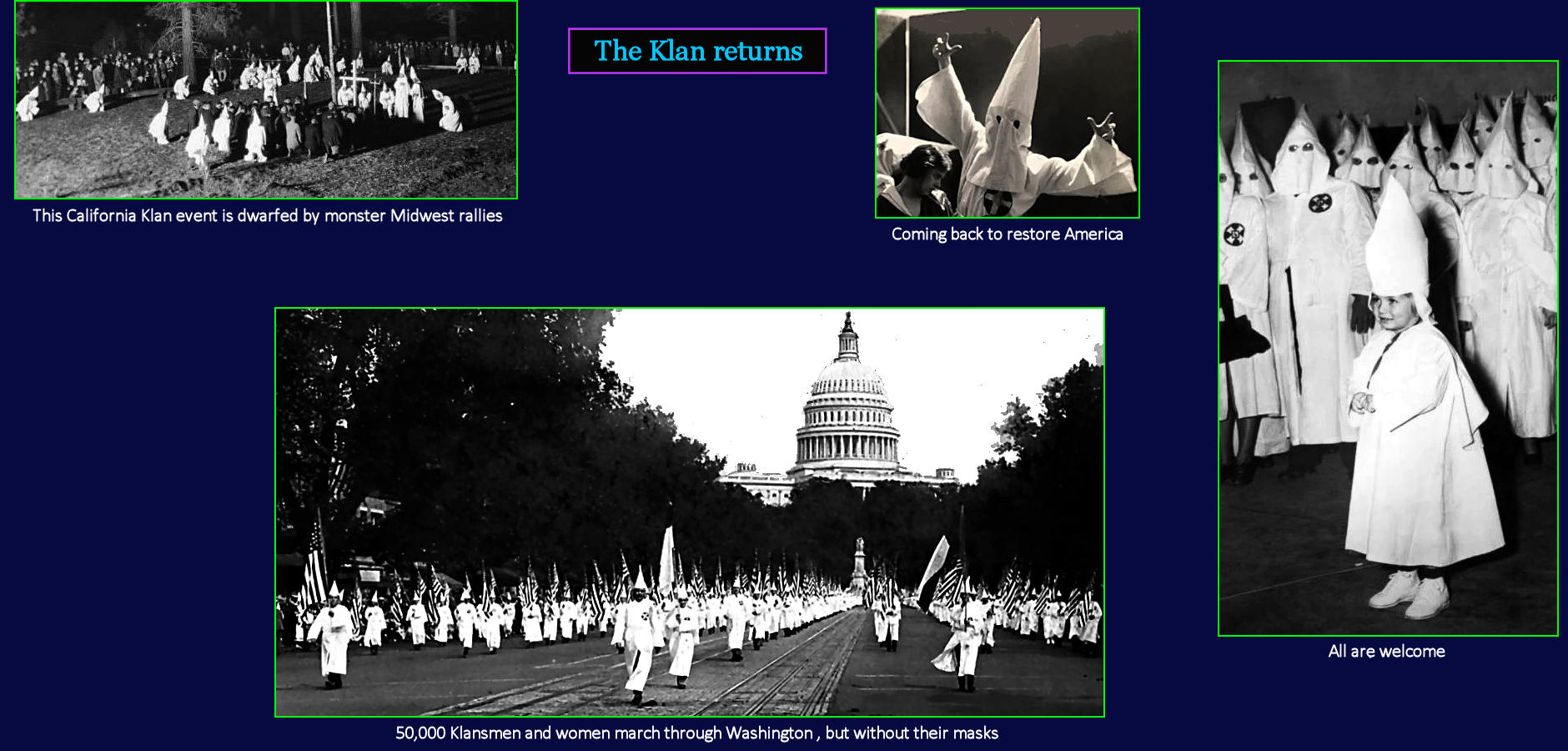 Second KKK in Washington, 1925